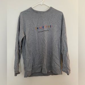 Mens Barney Cools Crew Neck. Grey. Size Medium